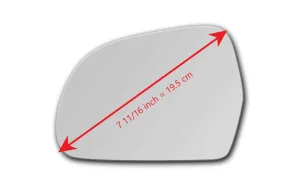 Replacement Mirror Glass for Audi A5 Quattro 2008 - 2009