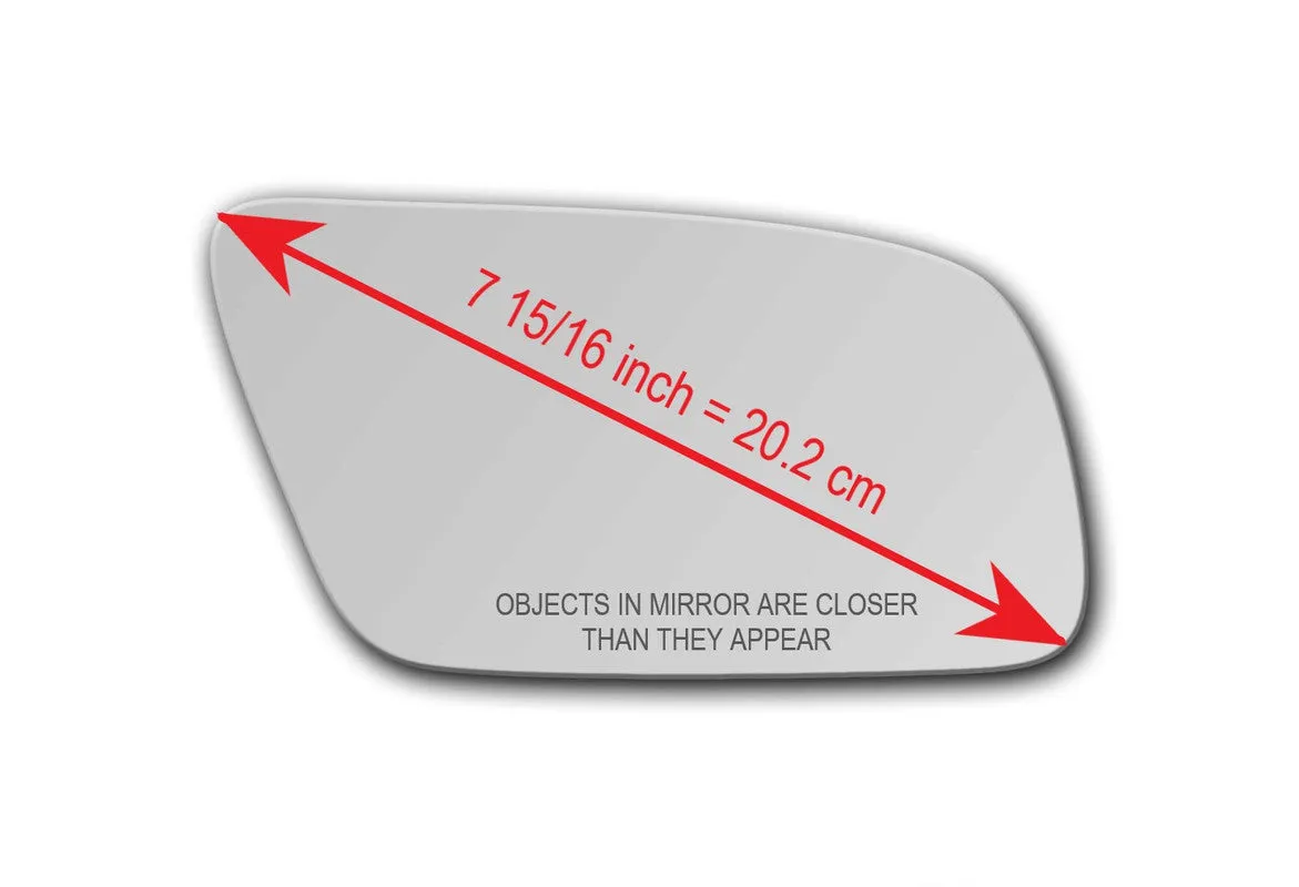 Replacement Mirror Glass for Audi S6 2002 - 2003