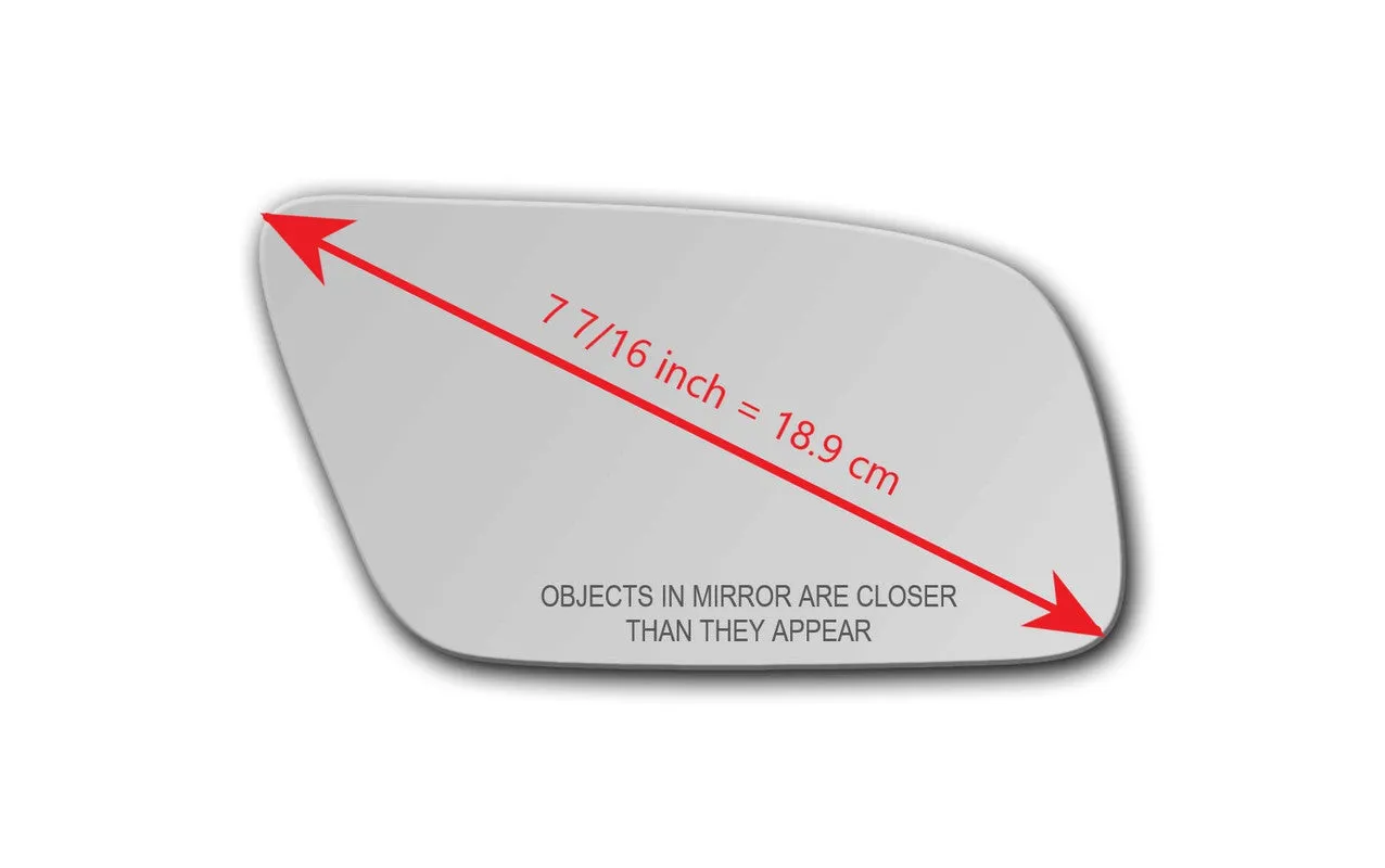 Replacement Mirror Glass for Audi S6 2002 - 2003