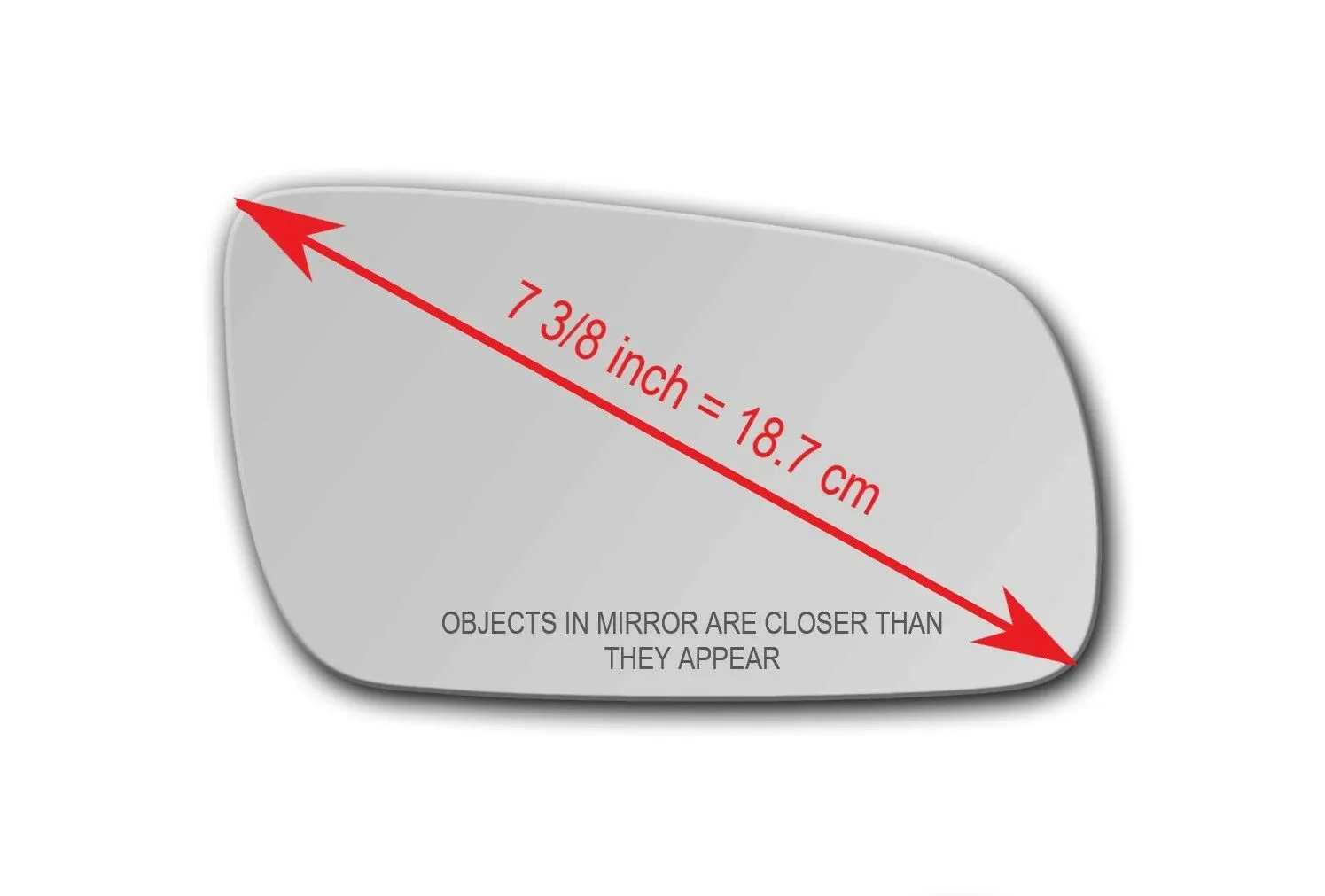 Replacement Mirror Glass for Audi S6 C4 C5 1995 - 1997