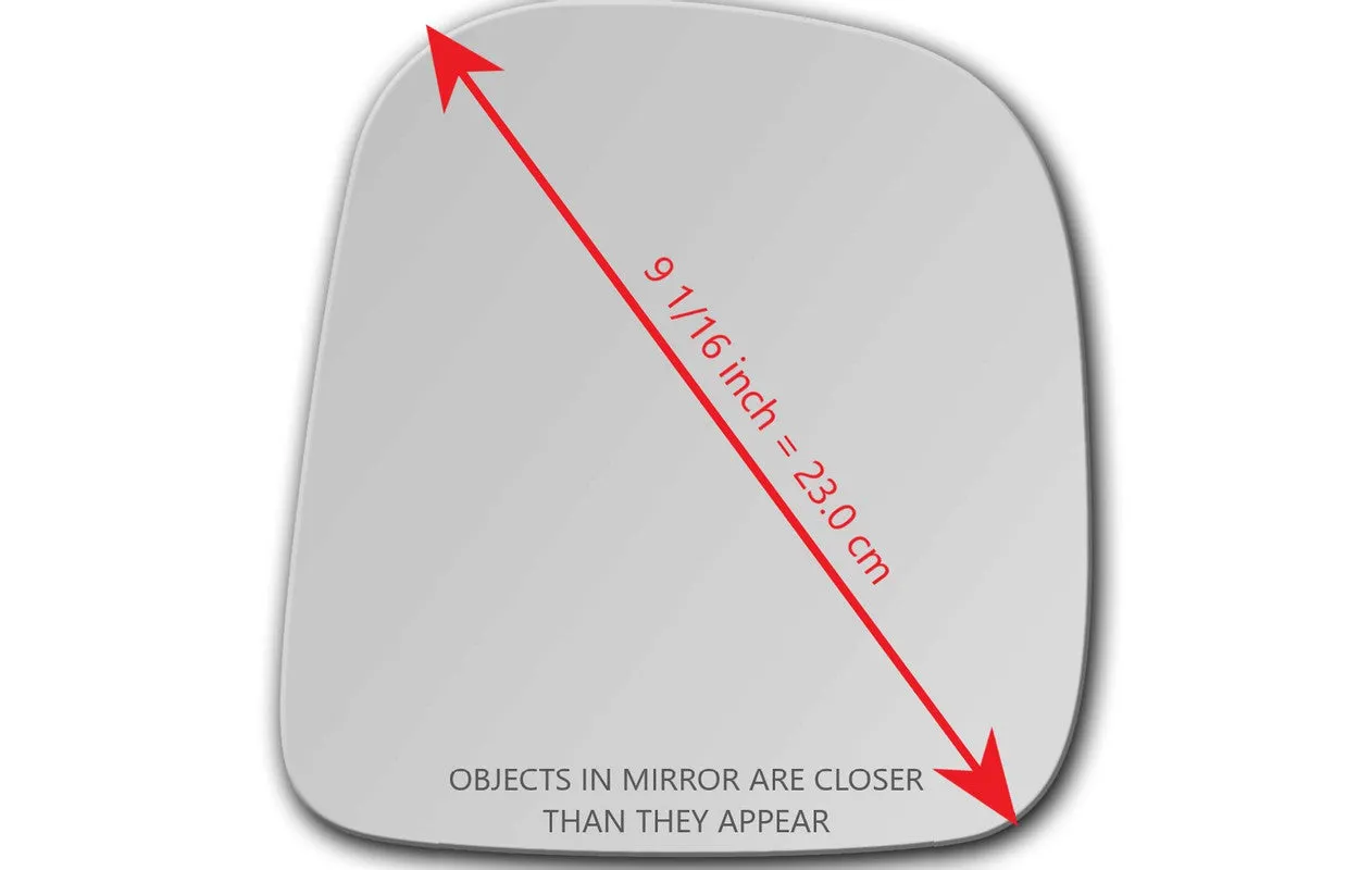 Replacement Mirror Glass for Chevrolet Express 2500 1996 - 2002