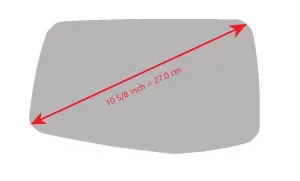Replacement Mirror Glass for Chevrolet Silverado 1500  2019 - 2023