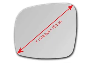 Replacement Mirror Glass for Dodge Grand Caravan 2008 - 2020