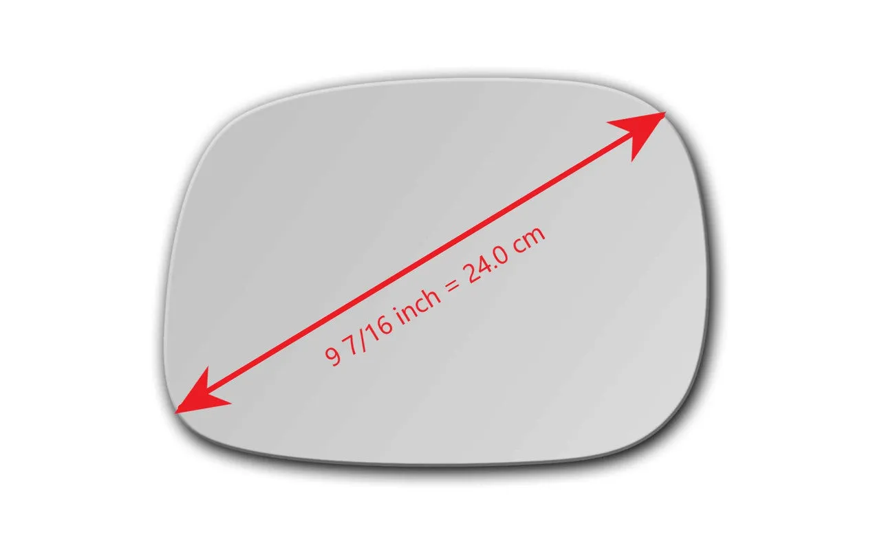 Replacement Mirror Glass for Dodge RAM 1500  2004 - 2008