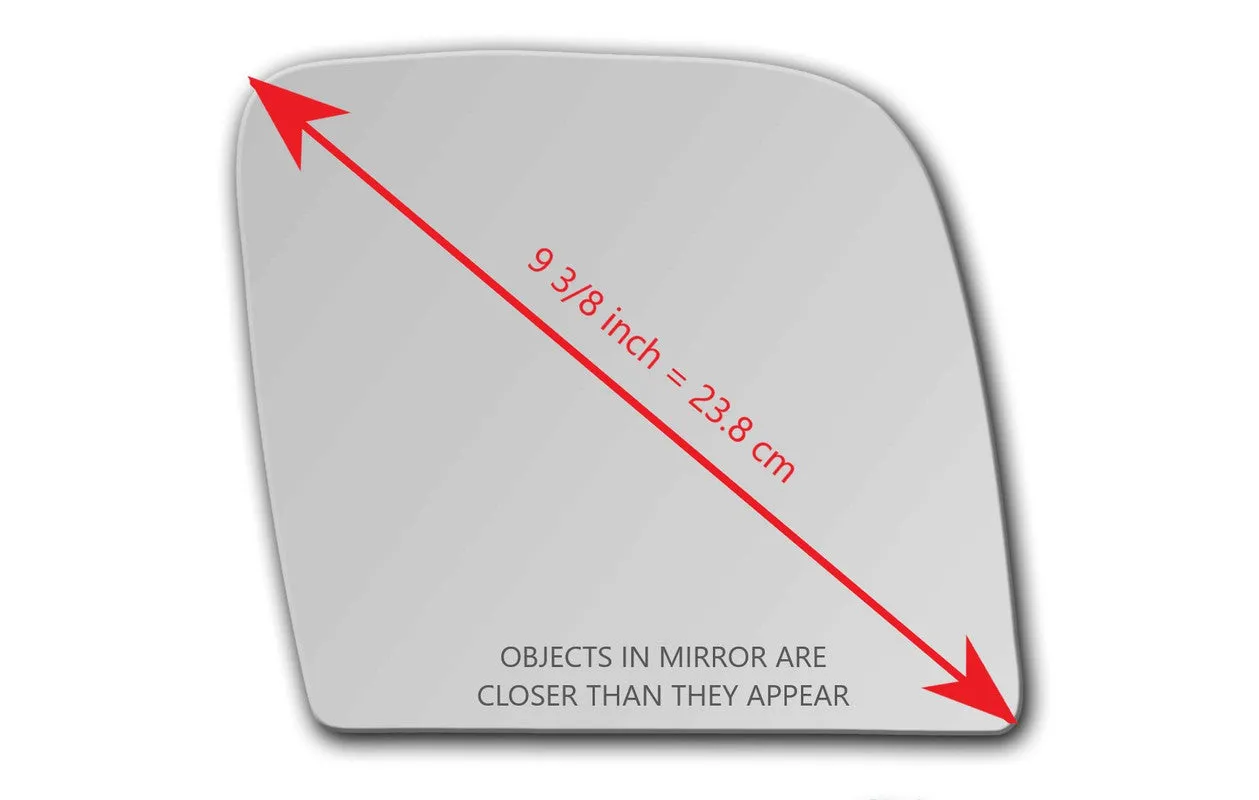 Replacement Mirror Glass for Ford E-150 ECONOLINE 1992 - 2005