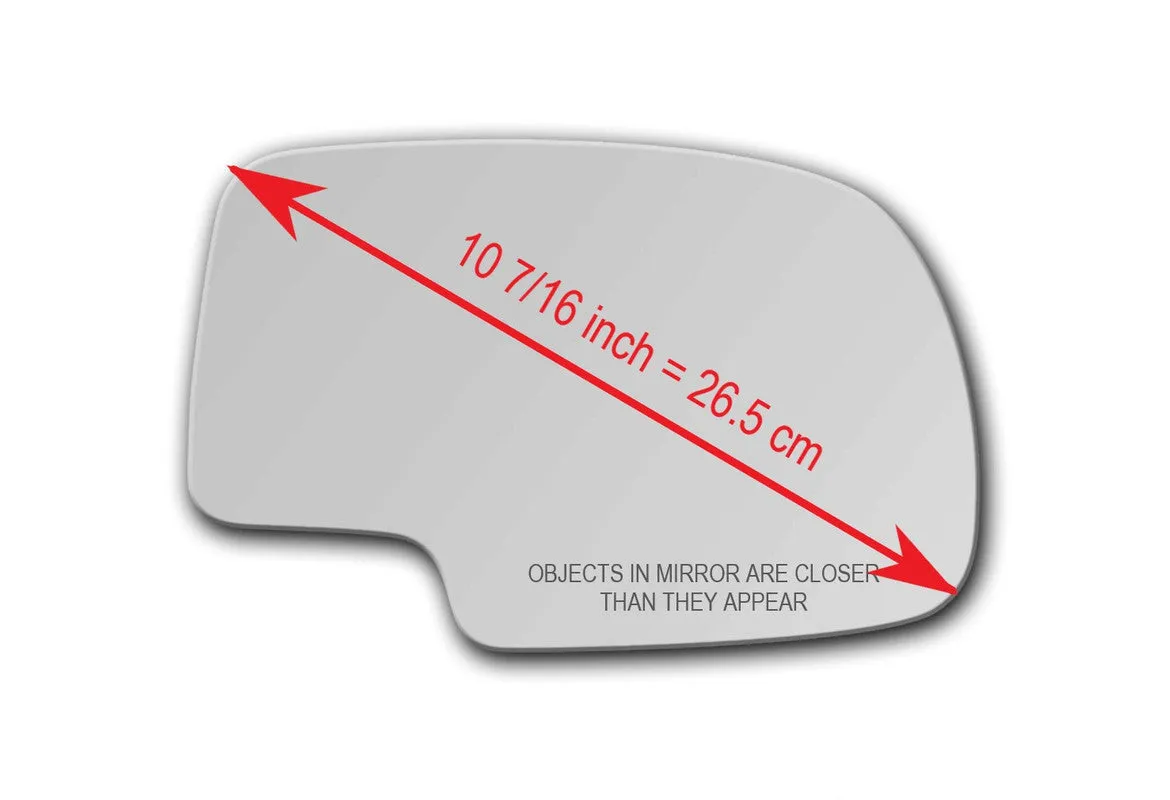 Replacement Mirror Glass for GMC Sierra 2500 HD Classic 2007