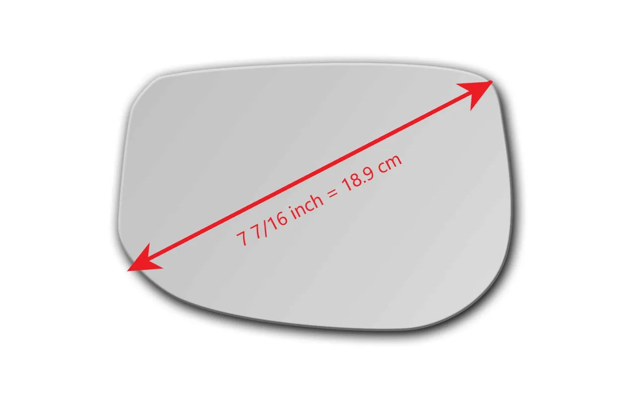 Replacement Mirror Glass for Honda Insight 2010 - 2014