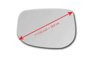 Replacement Mirror Glass for Honda Insight 2010 - 2014