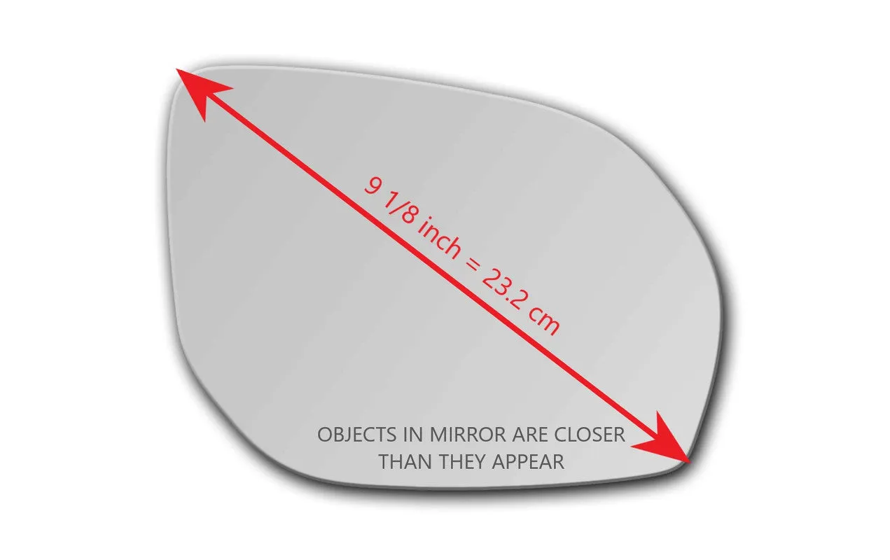 Replacement Mirror Glass for Hyundai Santa Fe 2013 - 2016