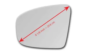 Replacement Mirror Glass for Infiniti FX50 2010 - 2012