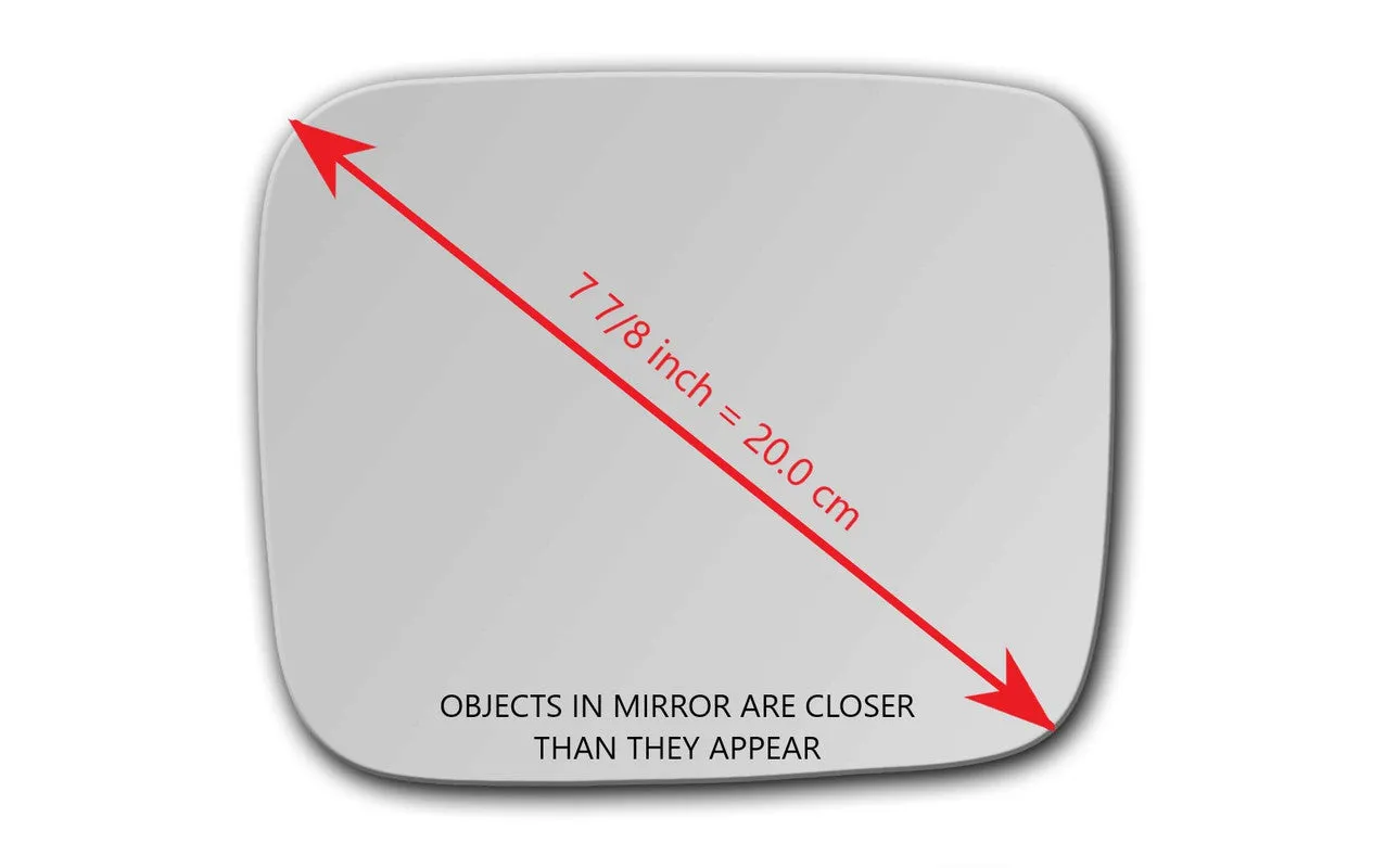 Replacement Mirror Glass for Jeep Renegade 2015 - 2021