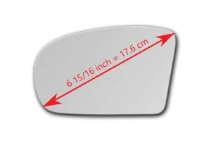 Replacement Mirror Glass for Mercedes-Benz C32_AMG 2002 - 2004