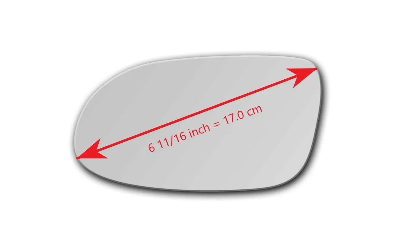 Replacement Mirror Glass for Mercedes-Benz CLK320 1998 - 2005