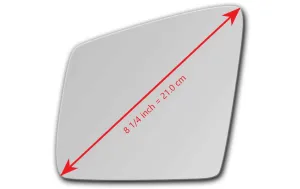 Replacement Mirror Glass for Mercedes-Benz GLE350D 2018