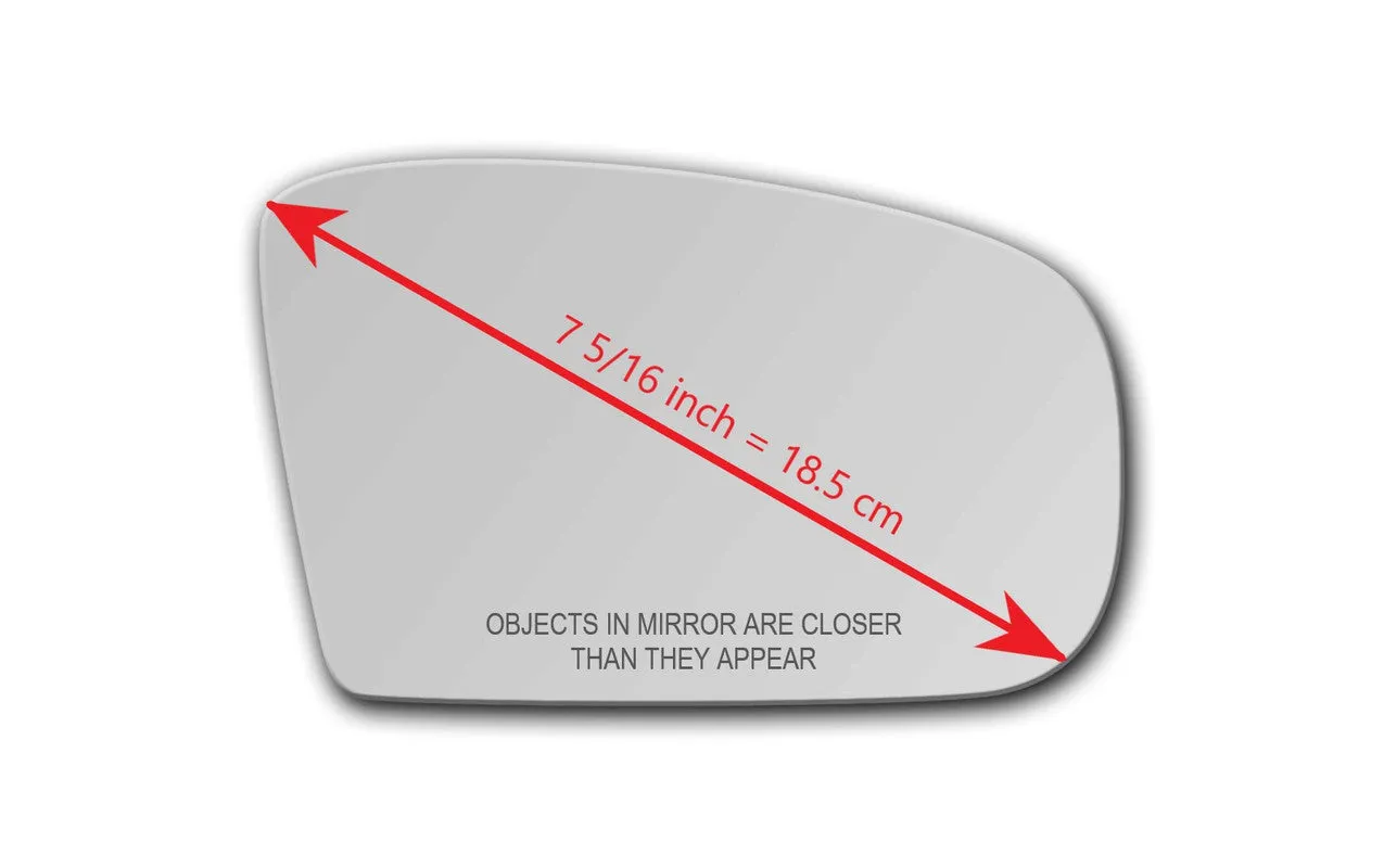 Replacement Mirror Glass for Mercedes-Benz S430 2000 - 2006