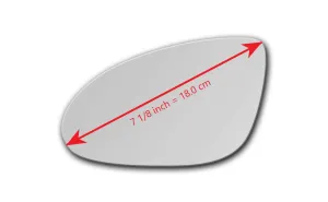 Replacement Mirror Glass for Mercedes-Benz S63_AMG 2008 - 2009