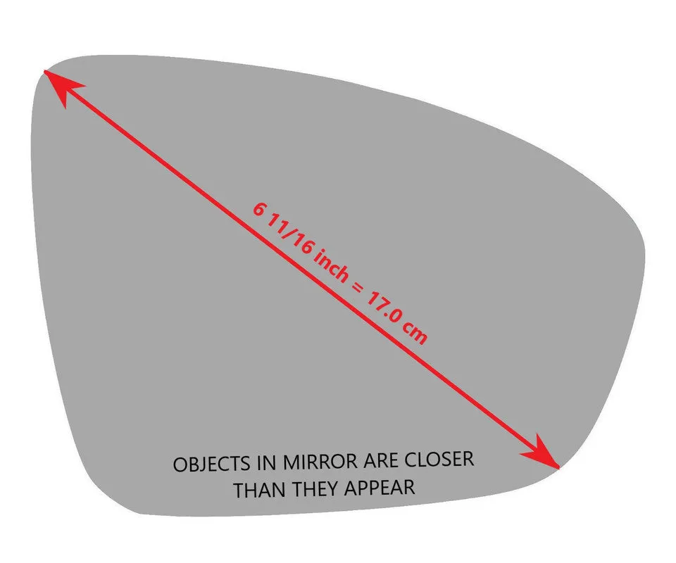 Replacement Mirror Glass for Nissan Altima 2019 - 2022