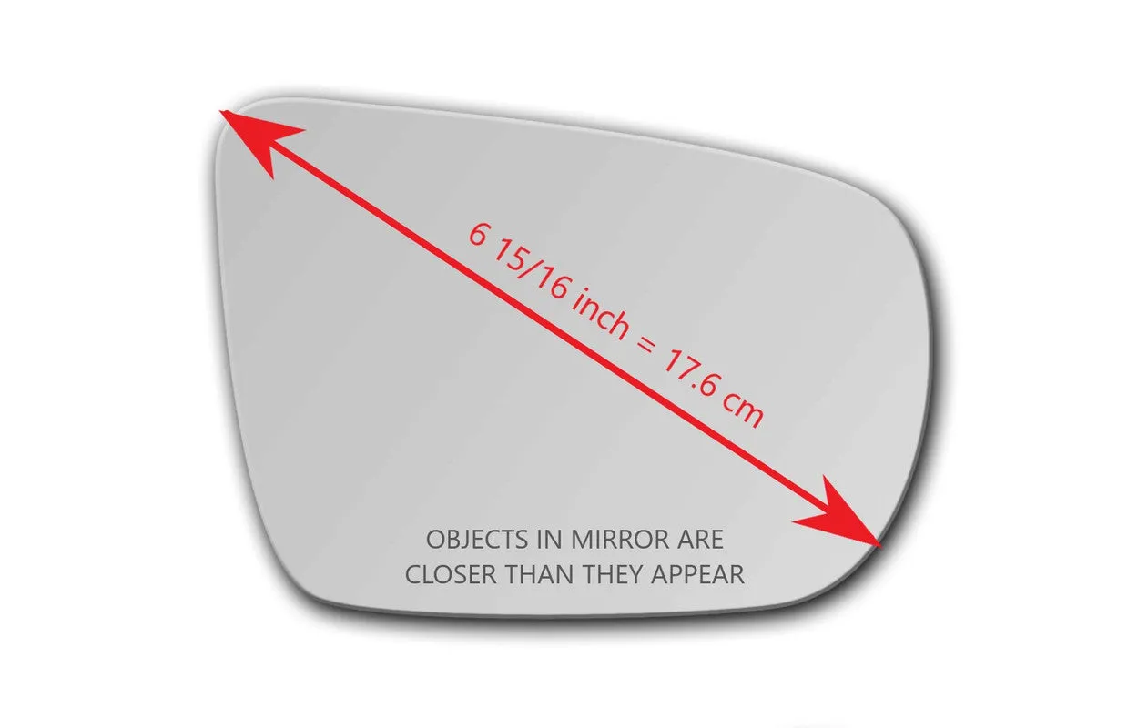 Replacement Mirror Glass for Subaru Legacy 2005 - 2007