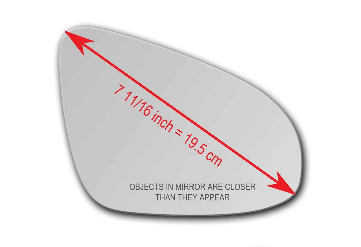 Replacement Mirror Glass for Toyota Corolla iM 2017 - 2018