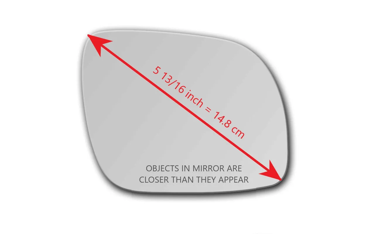 Replacement Mirror Glass for Volkswagen VW Passat B5 1998 - 2004