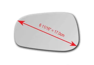 Replacement Mirror Glass for Volvo V70 2004 - 2006