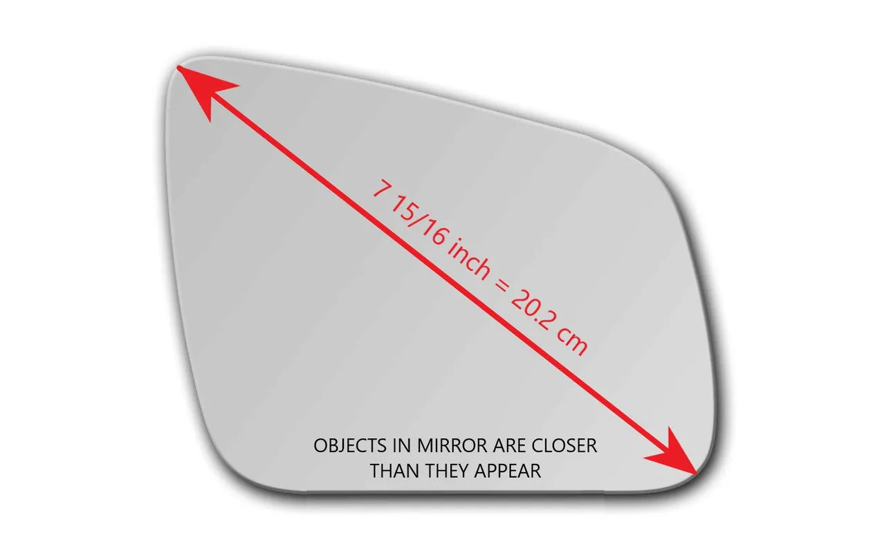 Replacement Mirror Glass Lens for Mercedes-Benz C230 2008 - 2009