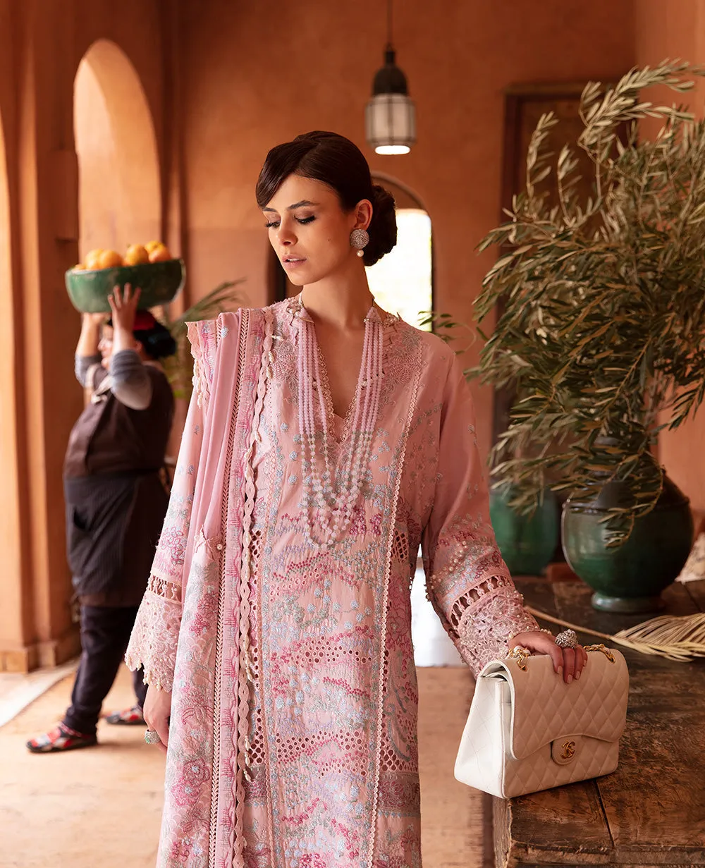 Republic Womenswear | Amaani - Eid Luxury Lawn 2023 | D1-A - Azalea
