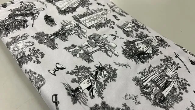*RETAIL* Princess Toile - Gray