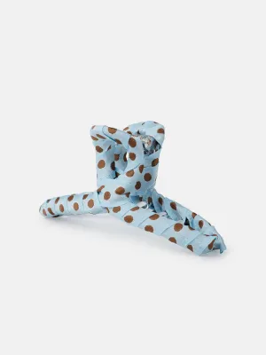 Ribbon Spring Clip - Blue Big