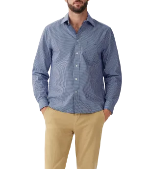 R.M. Williams Classic Shirt - Navy/White