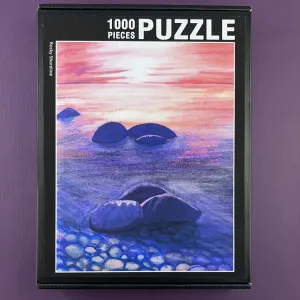Rocky Shoreline 1000 Piece Puzzle - Tree Planted with Purchase