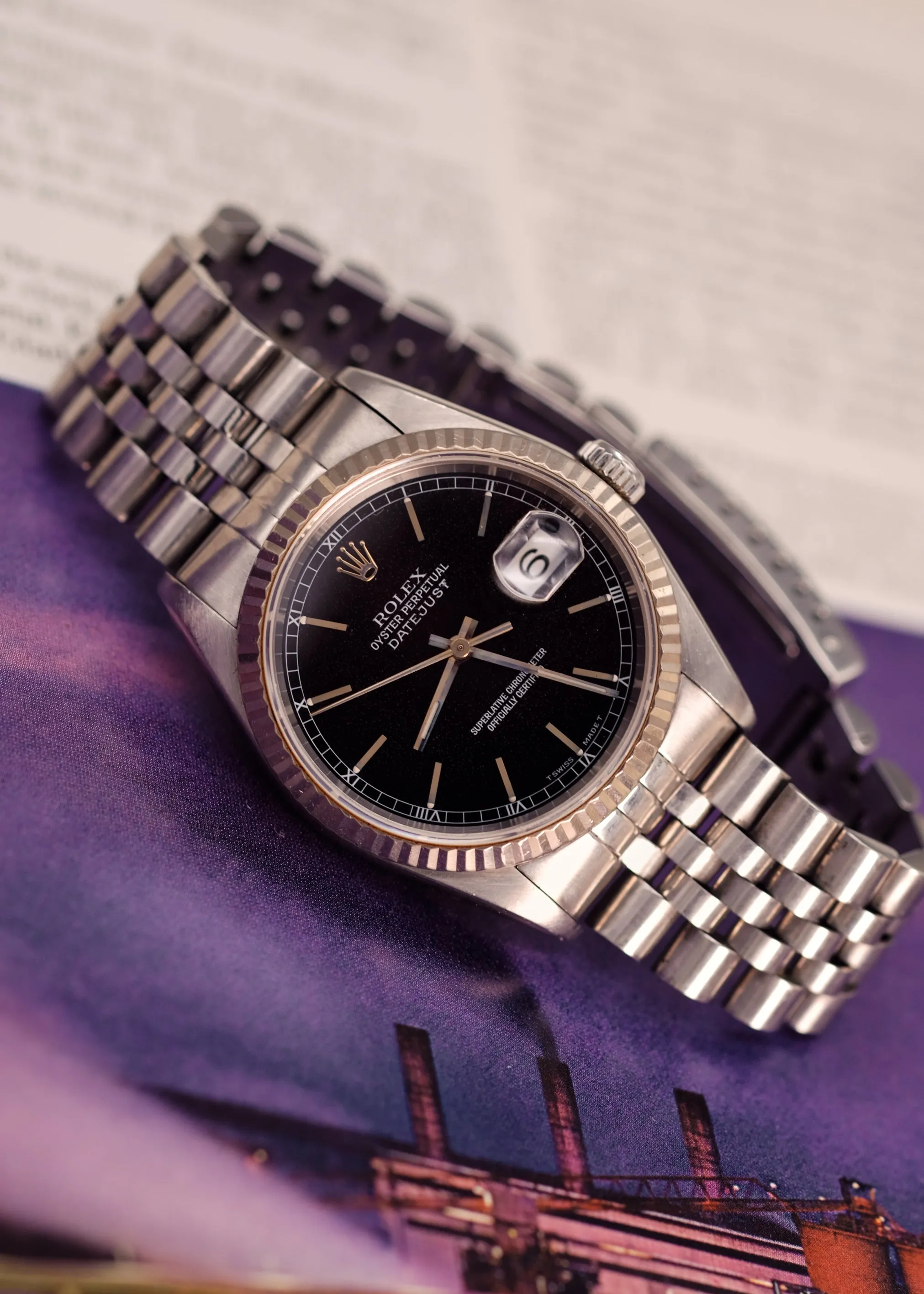 Rolex Datejust 16234 Grainy Black Dial - 1996