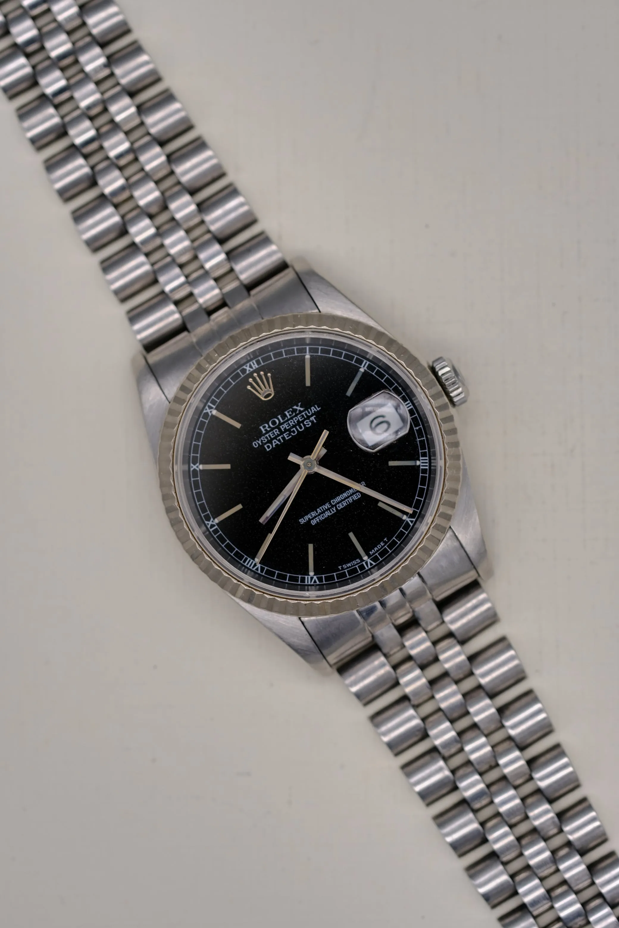 Rolex Datejust 16234 Grainy Black Dial - 1996