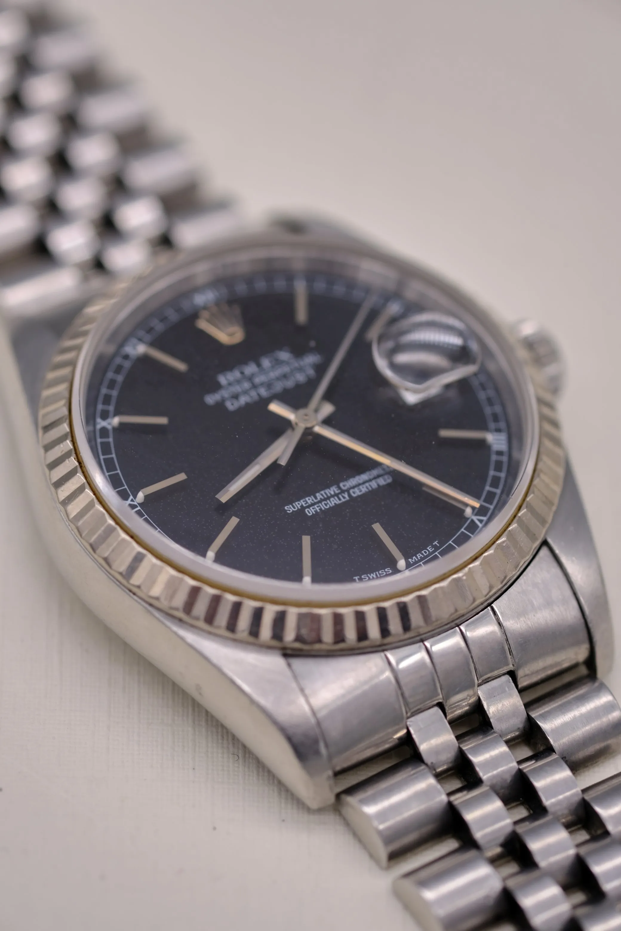 Rolex Datejust 16234 Grainy Black Dial - 1996