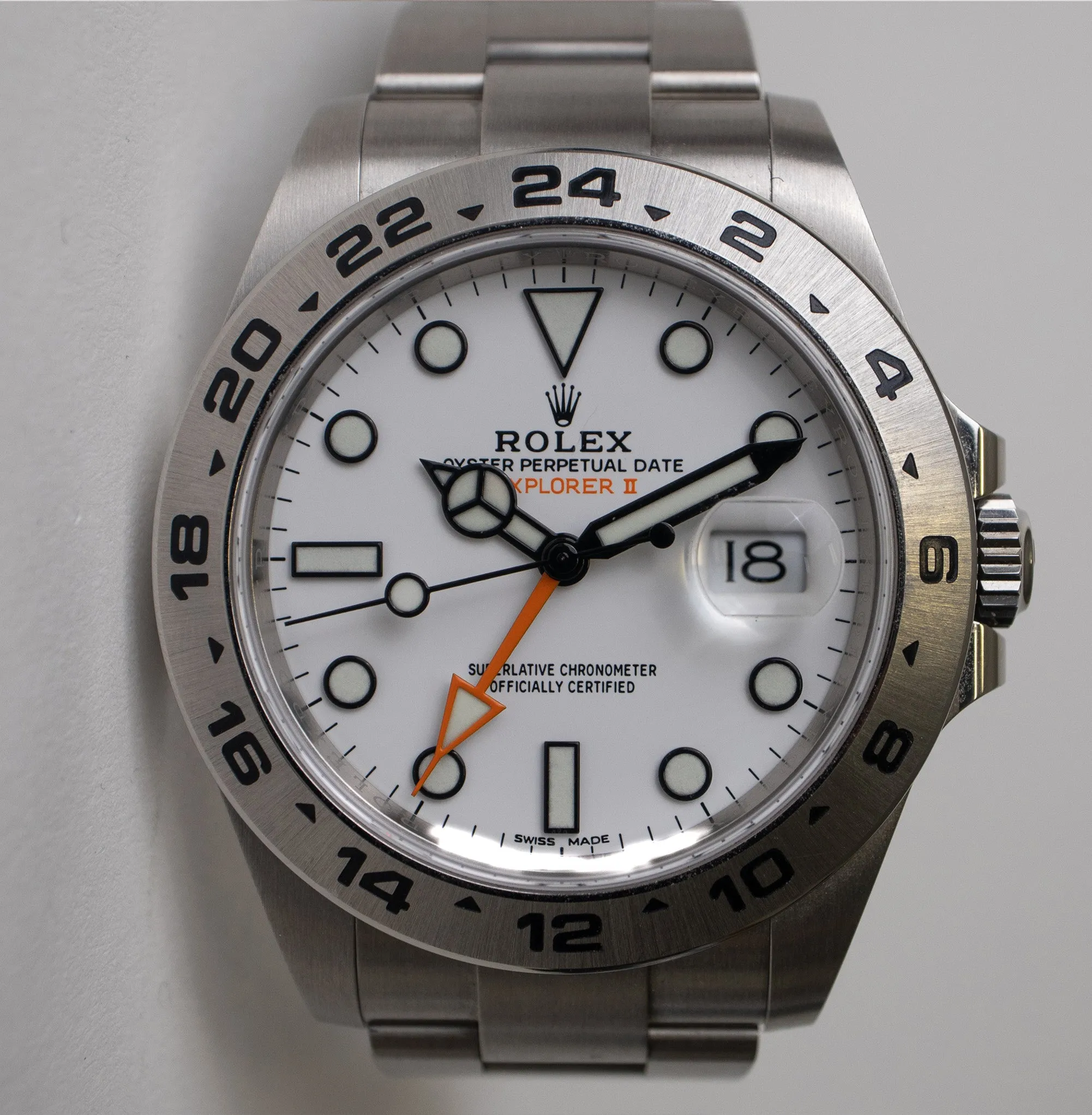 Rolex Explorer II 216570 White Dial