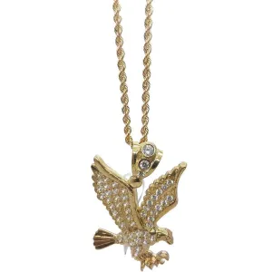 Rope Chain 2.5MM 10K With Aigle en OR 10K MNG-111