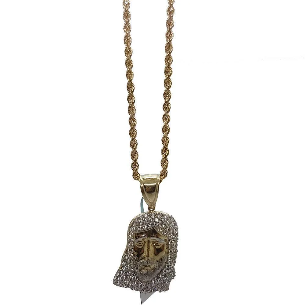 Rope Chain 2.5MM 10K With Babel en OR 10K MNG-146