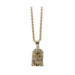 Rope Chain 2.5MM 10K With Basilio en OR 10K MNG-037