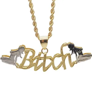 Rope Chain 2.5MM 10K With Bitch en OR 10K MNG-124