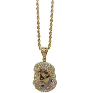 Rope Chain 2.5MM 10K With Jenoah en OR 10K MNG-036