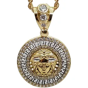 Rope Chain 2.5MM 10K With Vers en OR 10K MNG-163