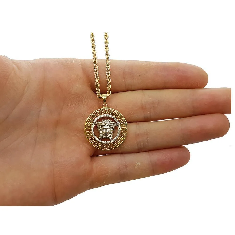 Rope Chain 2.5MM 10K With Vers en OR 10K MNG-166