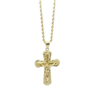 Rope Chain 2.5MM With Cross NSA-014