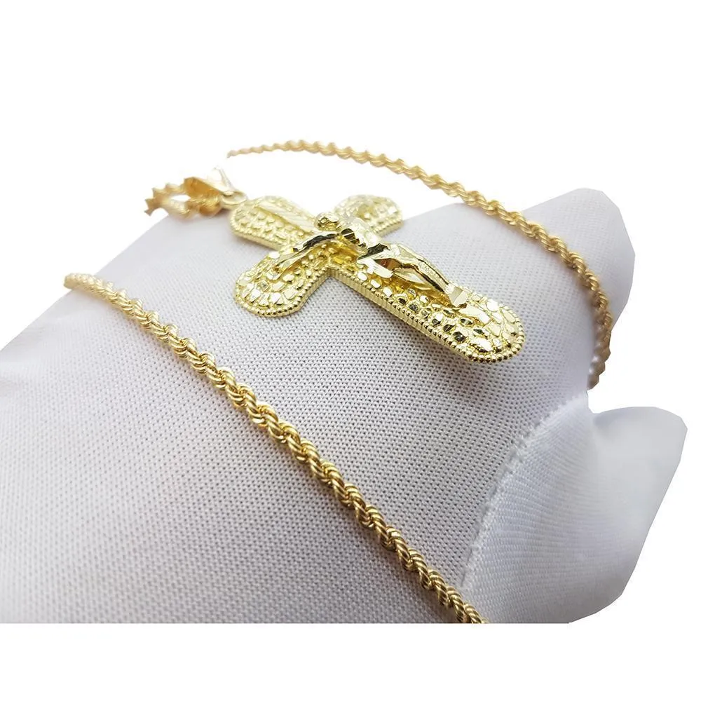 Rope Chain 2.5MM With Cross NSA-014
