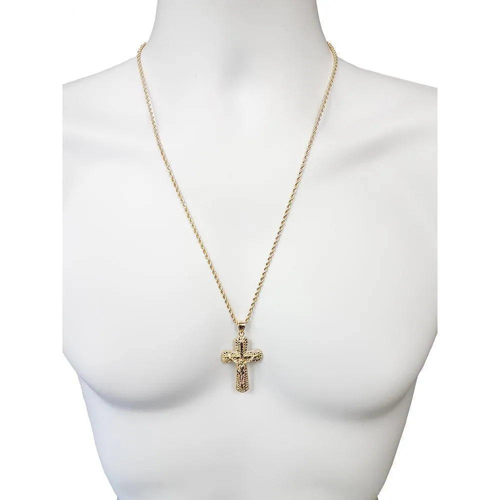 Rope Chain 2.5MM With Cross NSA-014