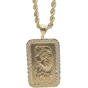 Rope Chain 4.0MM 10K With Lingo OR 10K MNG-042