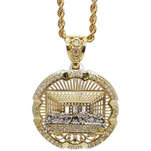 Rope Chain & PENDENTIF Last Supper Jesus