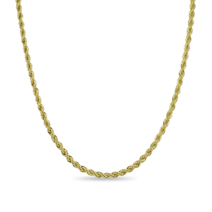 Rope Yellow Gold Chain - 3.5mm