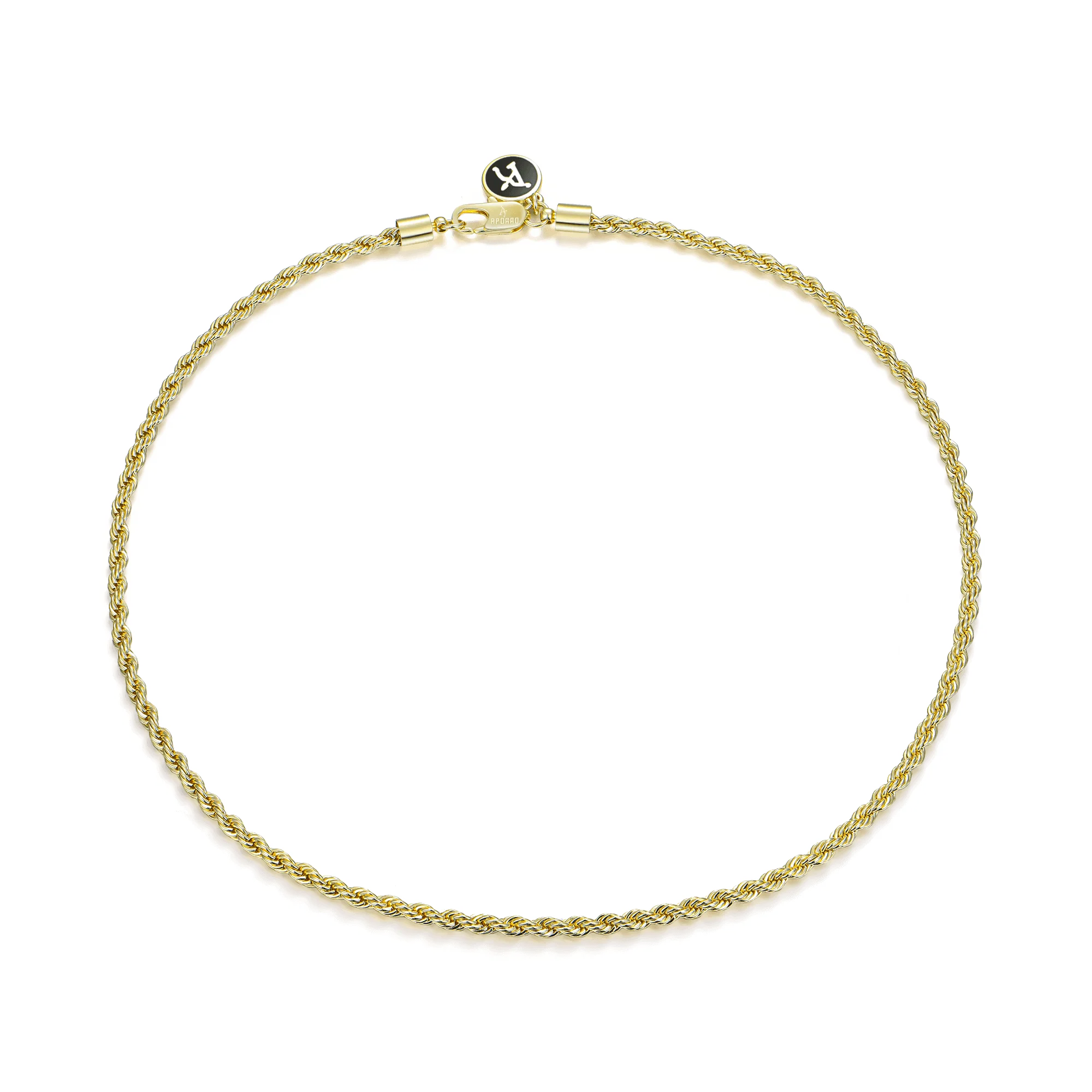 Rope Yellow Gold Chain - 3.5mm