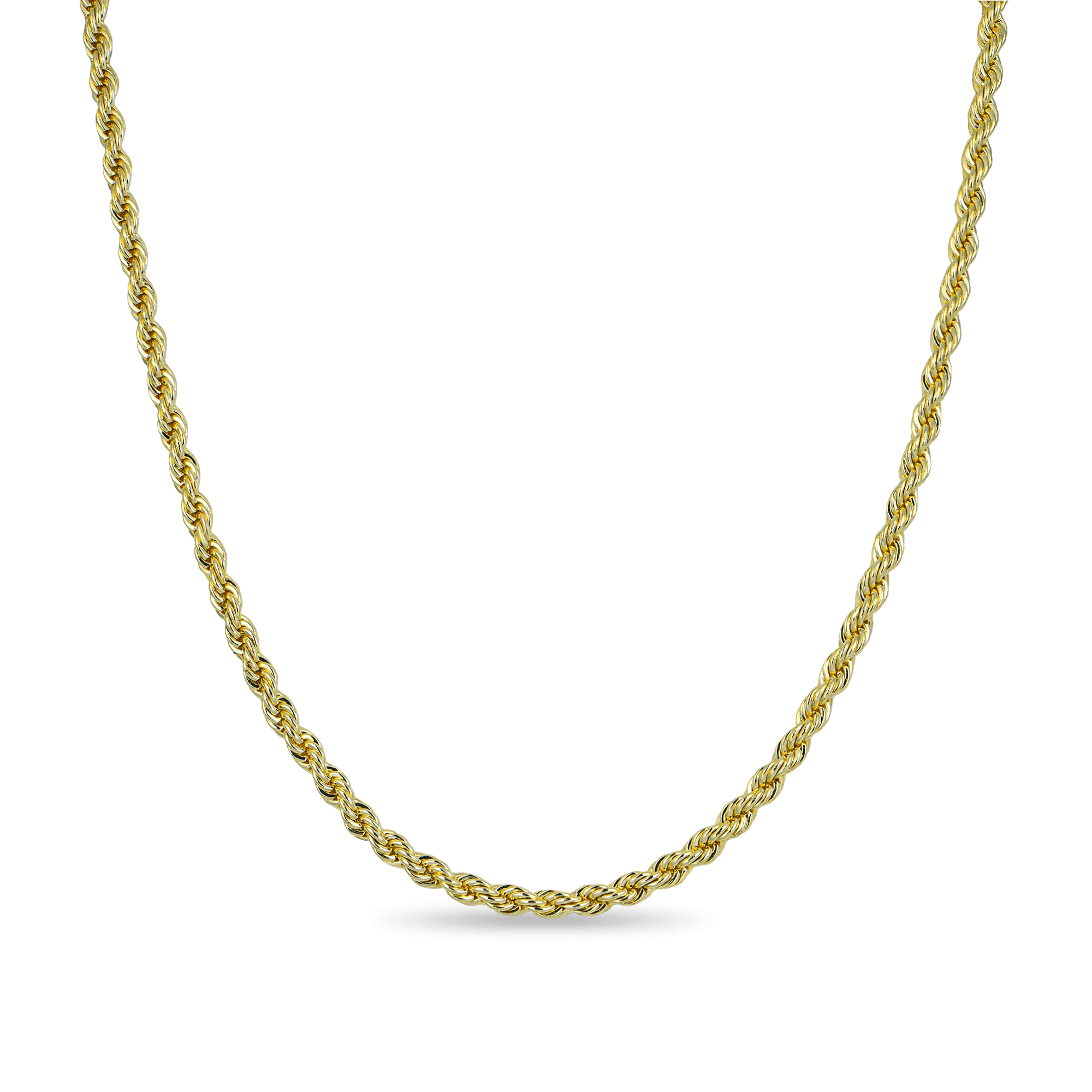 Rope Yellow Gold Chain - 3.5mm